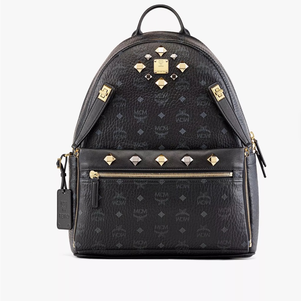 pre-loved MCM Dual Stark Backpack